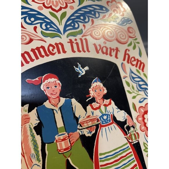 Vintage Swedish Scandinavian Design Cutting Board 16x8" - Picture 3 of 10